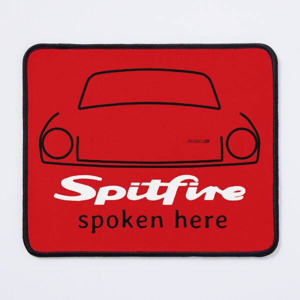 Item preview, Triumph Spitfire "spoken here" (black/white) for enthusiasts of the classic 1970s sports car designed and sold by soitwouldseem.