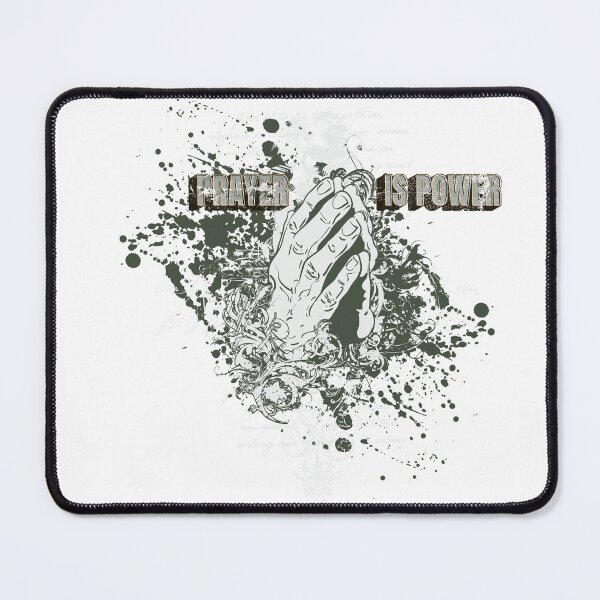 Item preview, Prayer Is Power - Urban Streetwear Praying Hands & Angel Art designed and sold by snapifyprints.