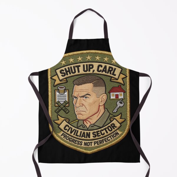 Item preview, SHUT UP CARL Military Patch Badge Design designed and sold by GeoWhimsy Studio.
