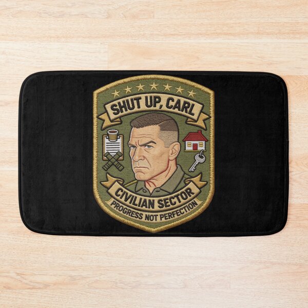 Item preview, SHUT UP CARL Military Patch Badge Design designed and sold by GeoWhimsy Studio.