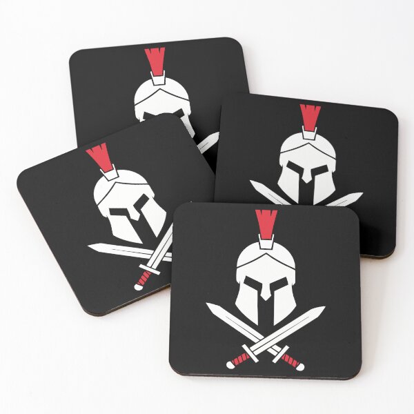 Item preview, Spartan Logo Crossed Swords Spartan Shield Mascot designed and sold by PixelStudioBe.