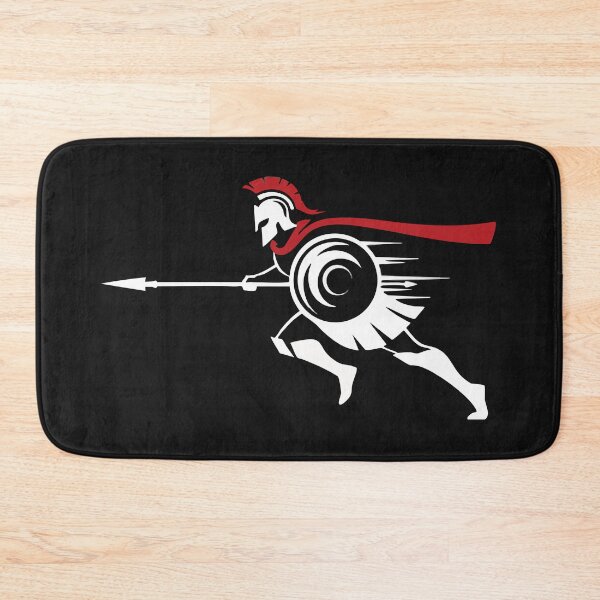 Item preview, Spartan Sprint Silhouette Mascot Spartan Run designed and sold by PixelStudioBe.