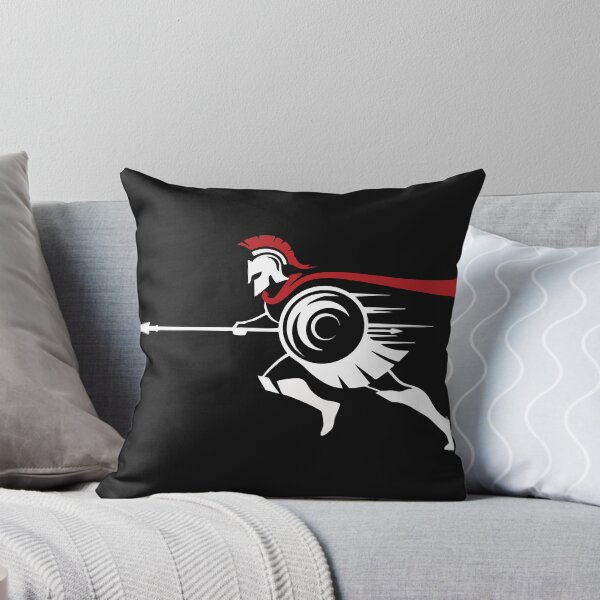 Item preview, Mascota de silueta de sprint espartano Spartan Run designed and sold by PixelStudioBe.