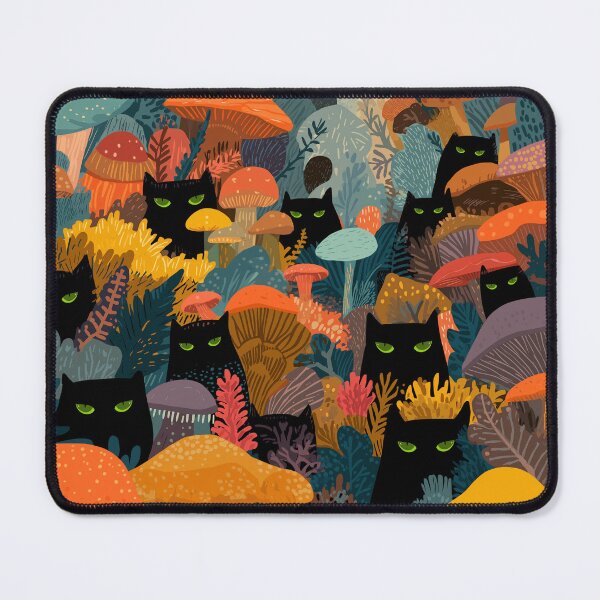Item preview, Hold On I See A Cat Mushroom Forest designed and sold by Region.