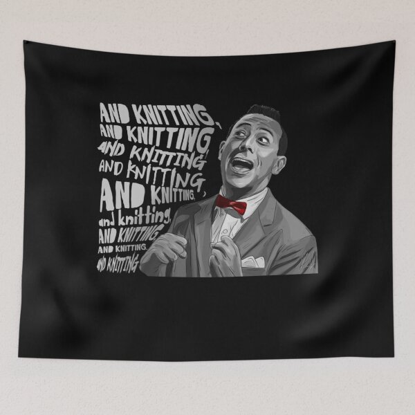 Item preview, Pee-Wee's Big Adventure And Knitting  designed and sold by vividveune.