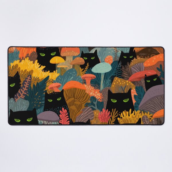 Item preview, Hold On I See A Cat Mushroom Forest designed and sold by Region.