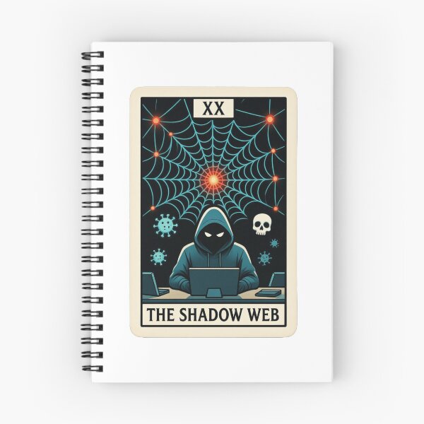 Item preview, The Shadow Web Tarot Card XX Hacker designed and sold by octozap.