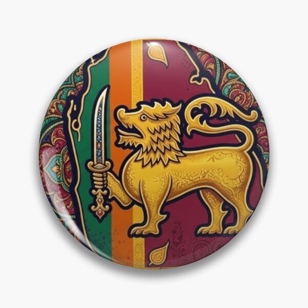 Item preview, Sri Lanka Unity Lion – Ayubowan Traditional Crest Art designed and sold by MHcare.
