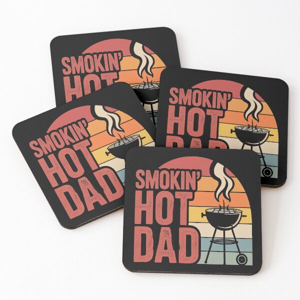 Item preview, Smokin Hot Dad Chest Sunset Grill Bbq Daddy Papa designed and sold by TeamLequid.