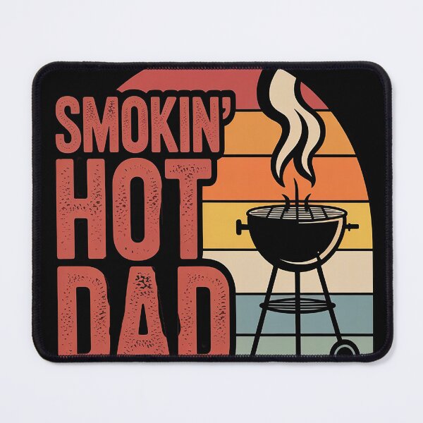 Item preview, Smokin Hot Dad Chest Sunset Grill Bbq Daddy Papa designed and sold by TeamLequid.