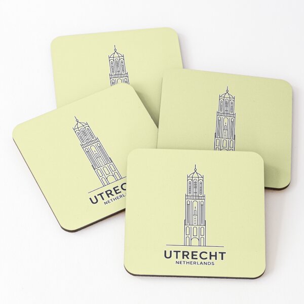 Item preview, Utrecht Dom Tower Minimalist Line Art – Netherlands Architecture Design designed and sold by Timeless Design.