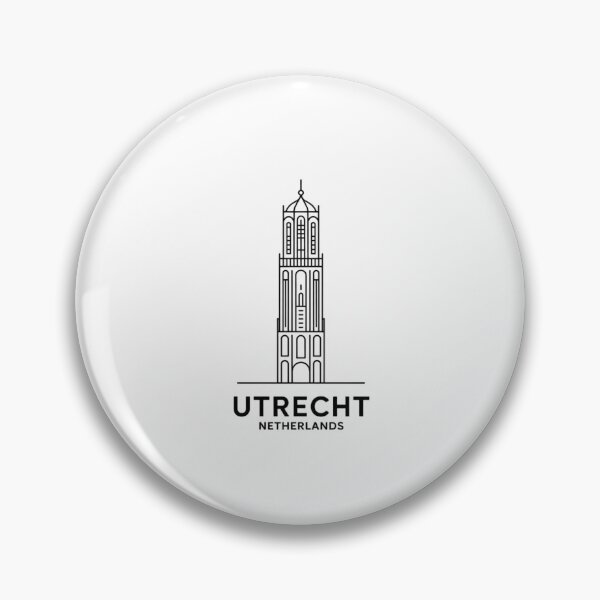 Item preview, Utrecht Dom Tower Minimalist Line Art – Netherlands Architecture Design designed and sold by Timeless Design.