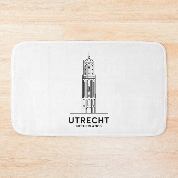 Item preview, Utrecht Dom Tower Minimalist Line Art – Netherlands Architecture Design designed and sold by Timeless Design.