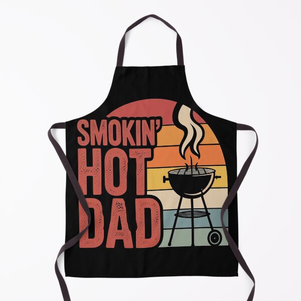 Item preview, Smokin Hot Dad Chest Sunset Grill Bbq Daddy Papa designed and sold by TeamLequid.