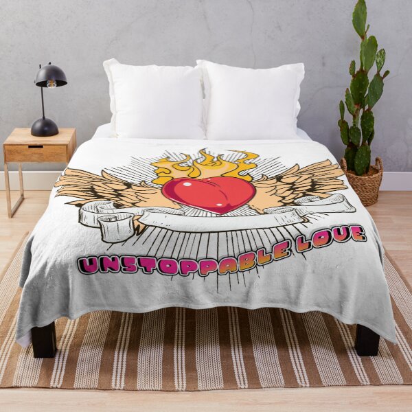 Item preview, Unstoppable Love - Vintage Old School Tattoo Winged Heart designed and sold by snapifyprints.