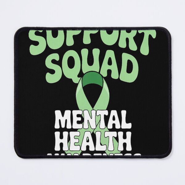 Item preview, Support Squad Mental Health Awareness Butterfly Green Ribbon designed and sold by TeamLequid.