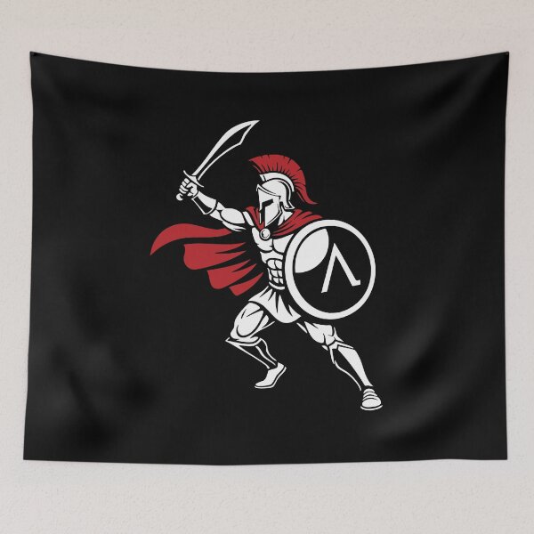 Item preview, Spartan Warrior Sword Mascot Spartan Strike designed and sold by PixelStudioBe.