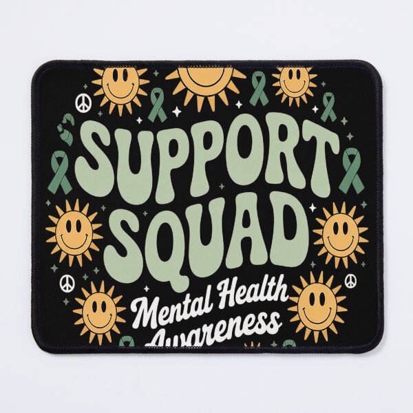Item preview, Support Squad Mental Health Awareness Green Ribbon designed and sold by TeamLequid.