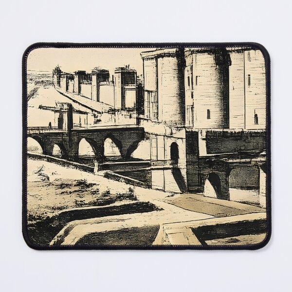 Item preview, Bastille Saint-Antoine Paris - Demolished 1790 | Duotone Risograph Art designed and sold by WAUZ.