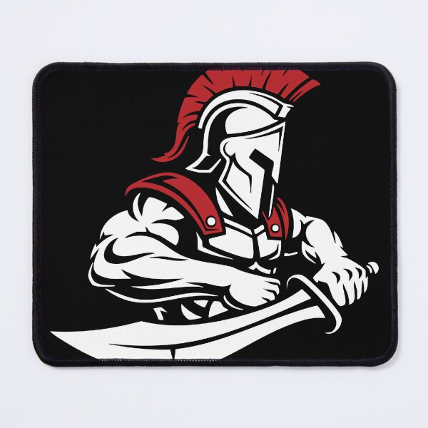 Item preview, Spartan Warrior Sword Bust Mascot Spartan designed and sold by PixelStudioBe.