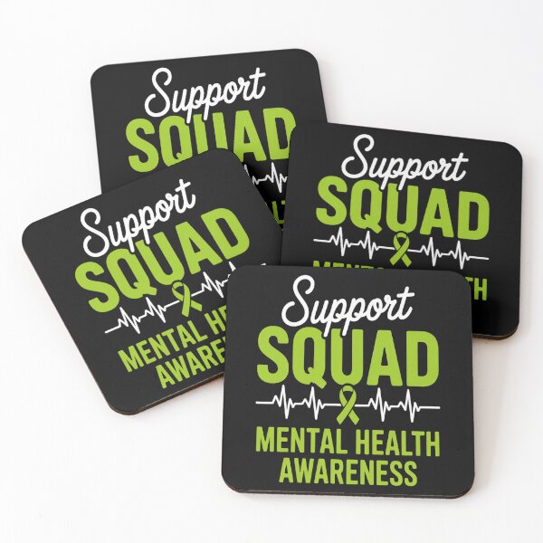 Item preview, Support Squad Mental Health Awareness Green Ribbon designed and sold by TeamLequid.