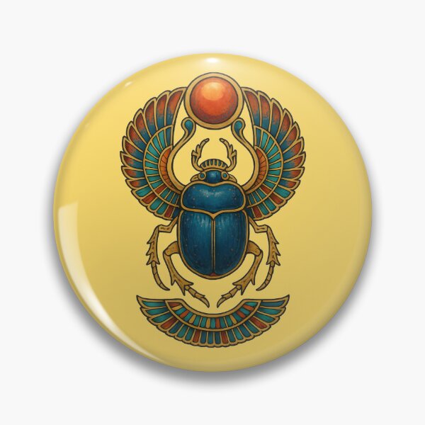 Item preview, Scarab, Egyptian symbol Scarabaeus sacer designed and sold by WirelessChimp.
