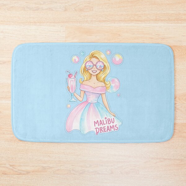 Item preview, Funny Malibu Dreams – Pastel Beach Princess Milkshake Vibes designed and sold by Nusha Creations.