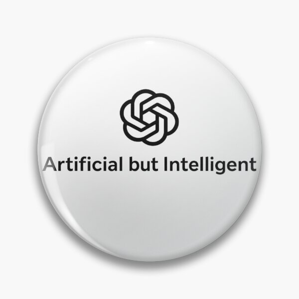 Item preview, Artificial but Intelligent Shirt – Minimal AI Tech Tee designed and sold by GaliciaCity.