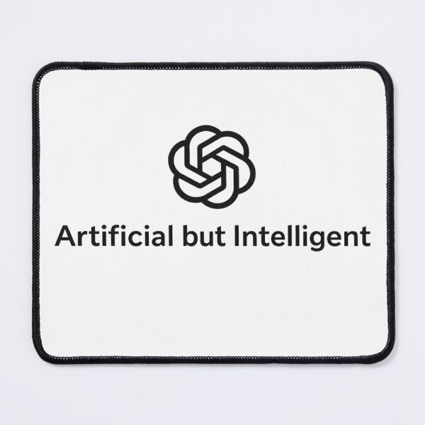 Item preview, Artificial but Intelligent Shirt – Minimal AI Tech Tee designed and sold by GaliciaCity.