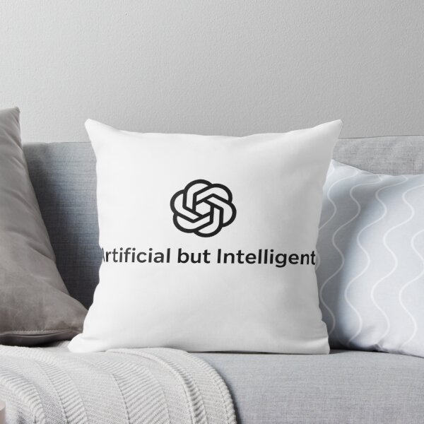 Item preview, Artificial but Intelligent Shirt – Minimal AI Tech Tee designed and sold by GaliciaCity.