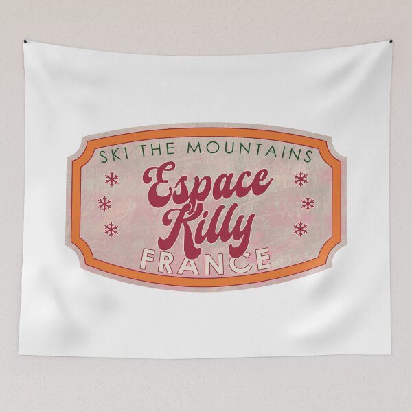 Item preview, Espace Killy, France, Ski, textured skiing badge designed and sold by Wanderful-roads.