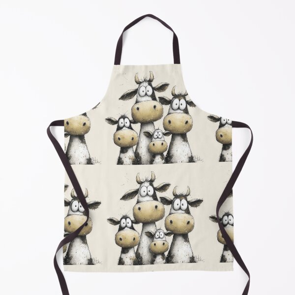 Item preview, CoW PRiNT, ANiMaL PRiNT ' Family of Moos ' BY SHiRLeY MacARTHuR designed and sold by Shirley MacArthur Art.