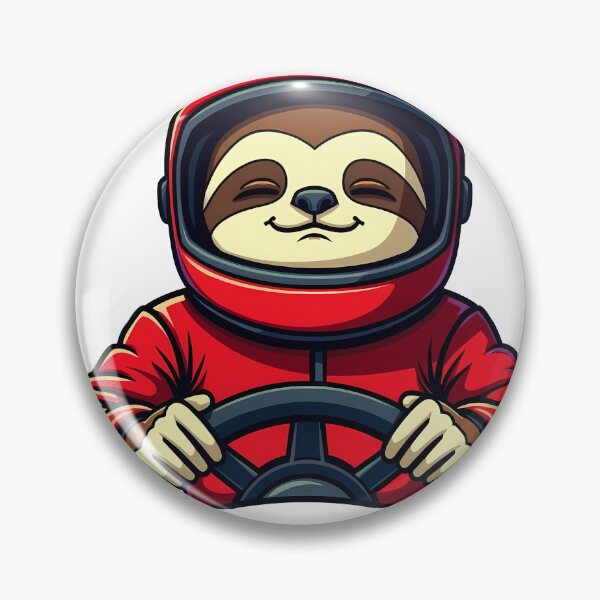 Item preview, Sloth Formula 1 Driver designed and sold by BysonDesigns.