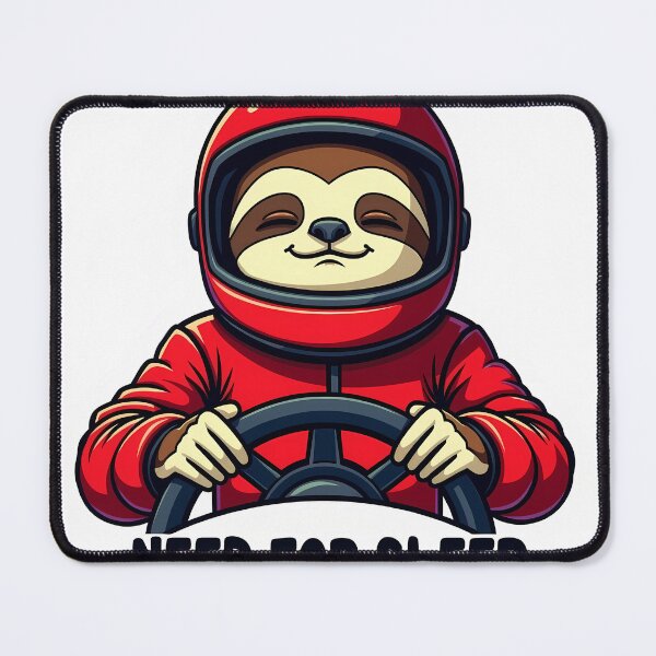 Item preview, Sloth Formula 1 Driver designed and sold by BysonDesigns.
