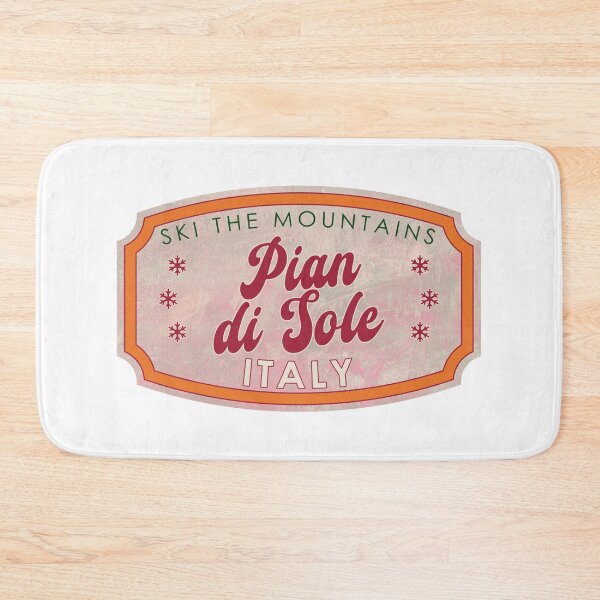 Item preview, Pian di Sole, Italy, Italy, Ski, textured skiing badge designed and sold by Wanderful-roads.