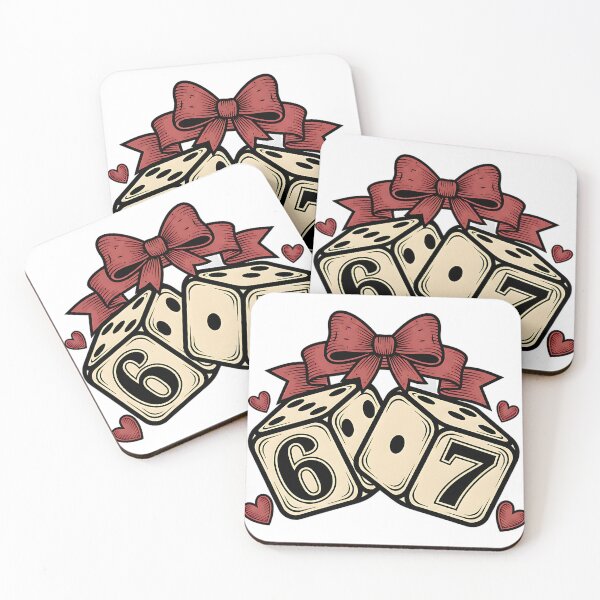 Item preview, Valentines Day 6 7 Dice Preppy Cherry Lucky designed and sold by ArtDesignTp.