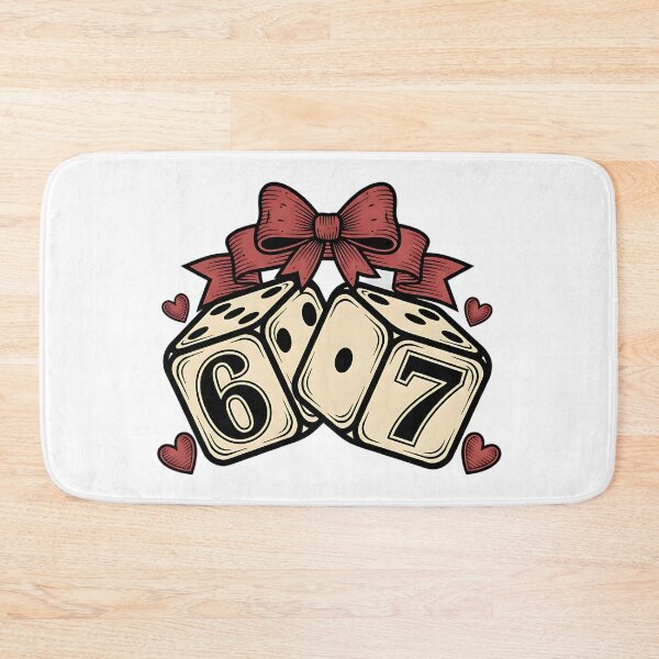 Item preview, Valentines Day 6 7 Dice Preppy Cherry Lucky designed and sold by ArtDesignTp.