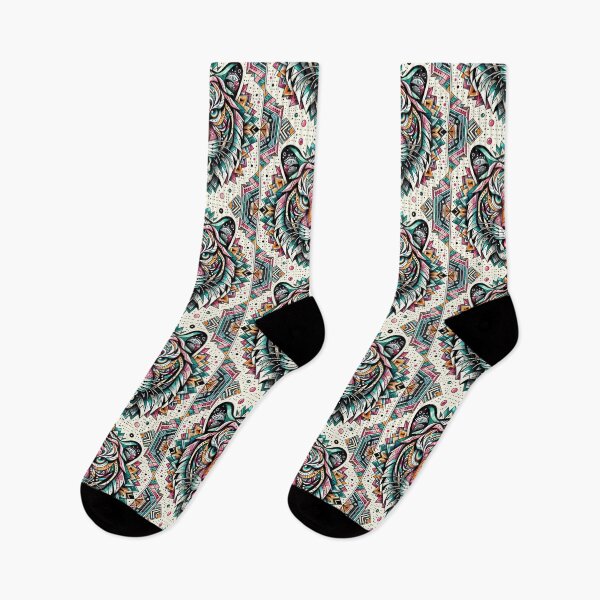 Item preview, Mystic Tiger – Geometric Psychedelic Emblem Design designed and sold by Dogandesighn.