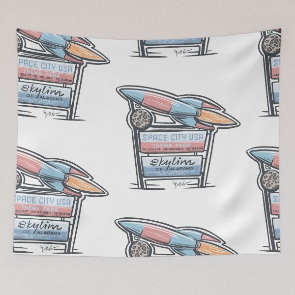 Item preview, Huntsville Alabama theme park space city designed and sold by Michael Garber.