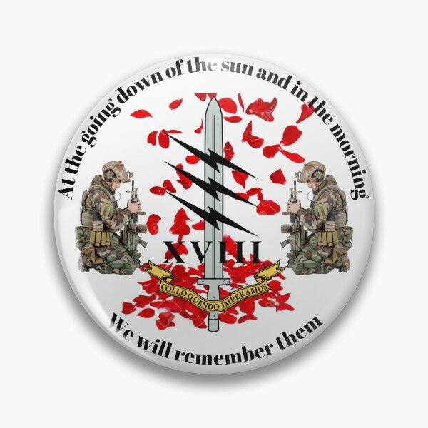 Item preview, 18 UKSF Signal Regiment we will remember them designed and sold by Bootneckstore.