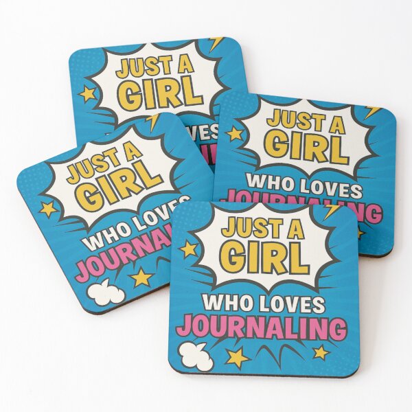Item preview, Just a Girl Who Loves Journaling designed and sold by NOMISKISAW.
