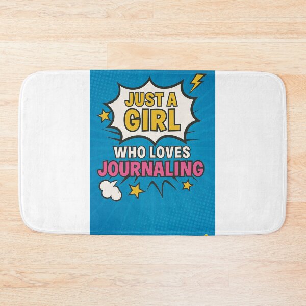 Item preview, Just a Girl Who Loves Journaling designed and sold by NOMISKISAW.