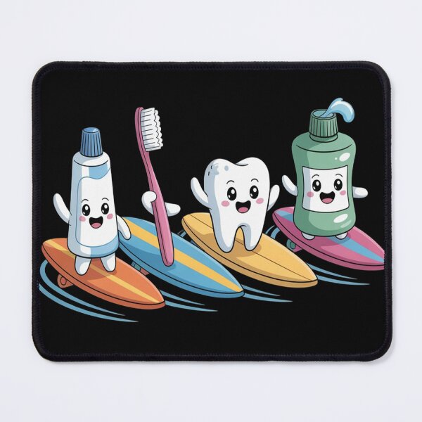 Item preview, Tooth Surf Surfboard Beach Summer Dental Hygienist designed and sold by TeamLequid.