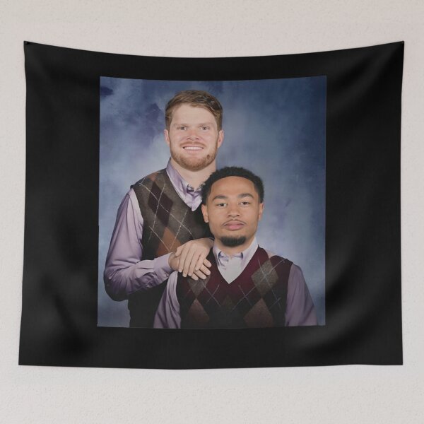 Item preview, Sam Darnold Jaxon Smith-Njigba Football , Seattle Step Bros  designed and sold by vividveune.