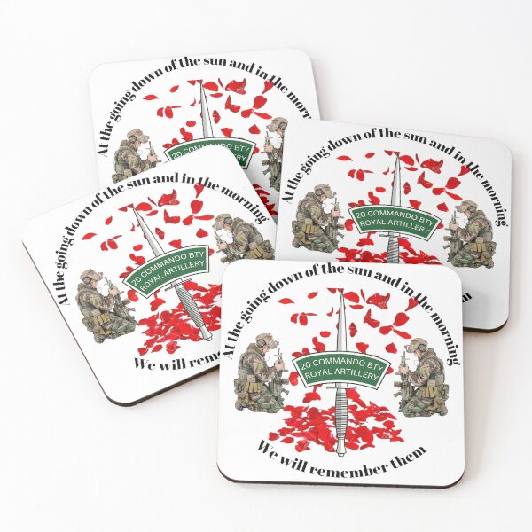 Item preview, 20 Commando Battery Royal Artillery we will remember them designed and sold by Bootneckstore.