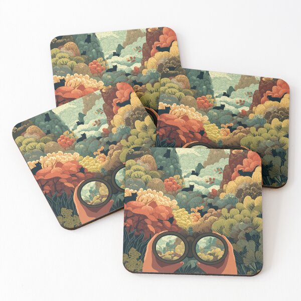 Item preview, Hold On I See A Cat Binocular Search designed and sold by Region.