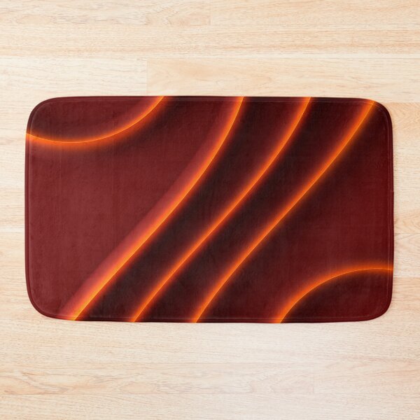 Item preview, Red and gold waves and circles designed and sold by lathspell.