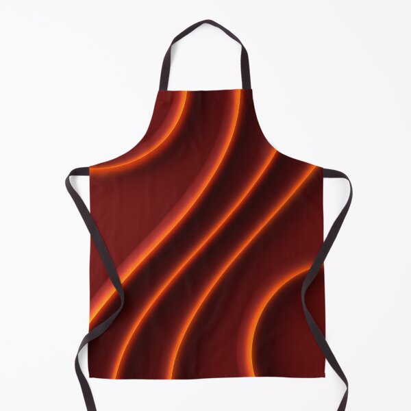 Item preview, Red and gold waves and circles designed and sold by lathspell.