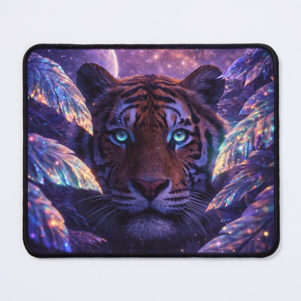 Item preview, Cosmic Tiger in a Galactic Jungle designed and sold by ImaginingNebulae.
