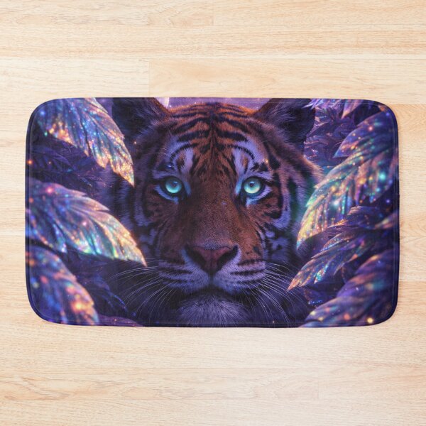 Item preview, Cosmic Tiger in a Galactic Jungle designed and sold by ImaginingNebulae.